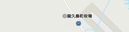 熊毛郡屋久島町周辺の地図