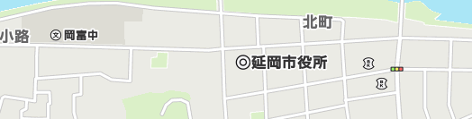 延岡市周辺の地図