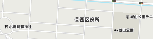 熊本市西区周辺の地図