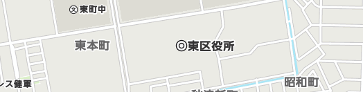 熊本市東区周辺の地図