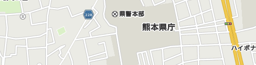 熊本県周辺の地図