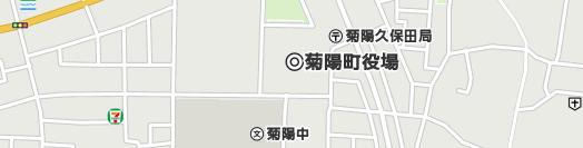 菊池郡菊陽町周辺の地図