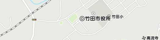 竹田市周辺の地図