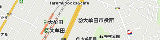 大牟田市周辺の地図