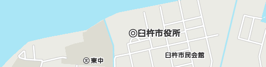 臼杵市周辺の地図