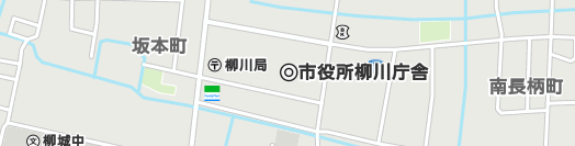 柳川市周辺の地図