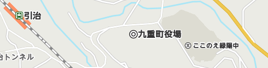 玖珠郡九重町周辺の地図