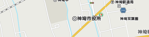神埼市周辺の地図