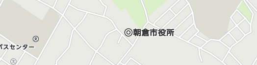 朝倉市周辺の地図