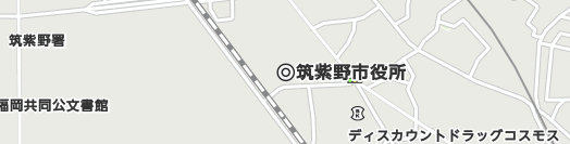筑紫野市周辺の地図
