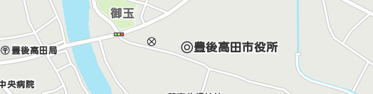 豊後高田市周辺の地図