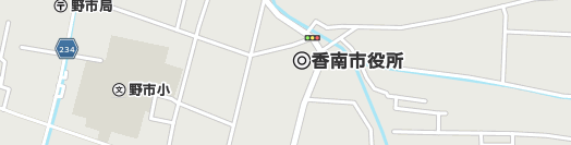 香南市周辺の地図