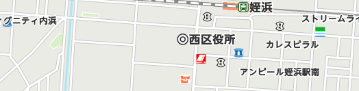 福岡市西区周辺の地図