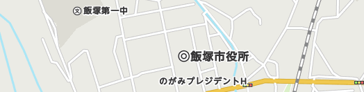飯塚市周辺の地図
