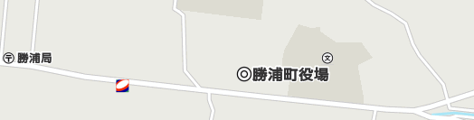 勝浦郡勝浦町周辺の地図