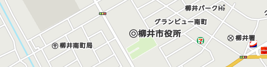 柳井市周辺の地図
