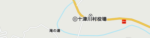 吉野郡十津川村周辺の地図