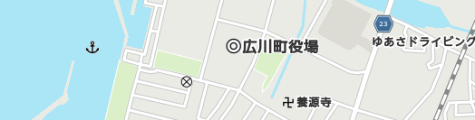 有田郡広川町周辺の地図