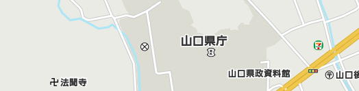 山口県周辺の地図