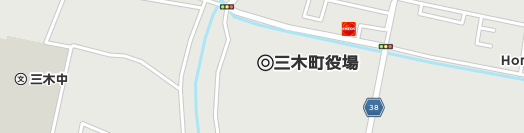 木田郡三木町周辺の地図