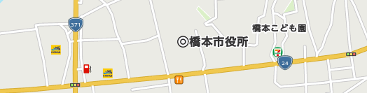 橋本市周辺の地図