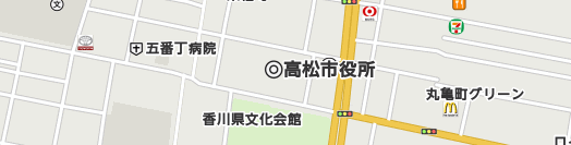 高松市周辺の地図