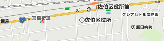 広島市佐伯区周辺の地図