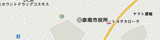泉南市周辺の地図