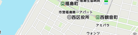 広島市西区周辺の地図