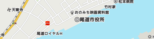 尾道市周辺の地図