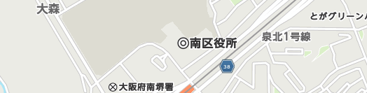 堺市南区周辺の地図