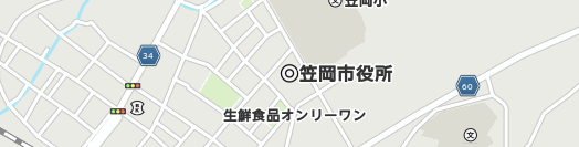 笠岡市周辺の地図