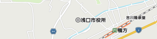 浅口市周辺の地図