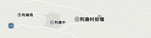 利島村周辺の地図