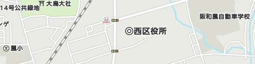 堺市西区周辺の地図