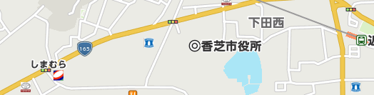 香芝市周辺の地図