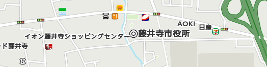 藤井寺市周辺の地図