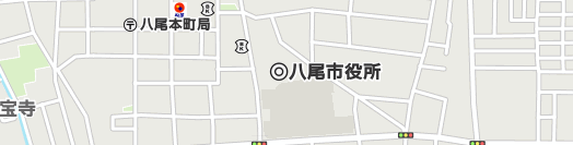 八尾市周辺の地図