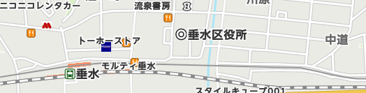 神戸市垂水区周辺の地図