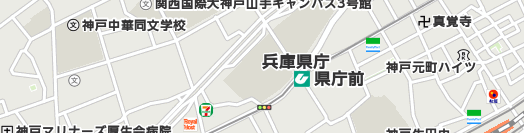 兵庫県周辺の地図