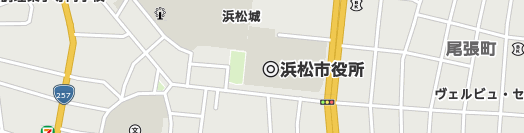 浜松市中央区周辺の地図