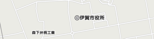 伊賀市周辺の地図