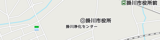 掛川市周辺の地図