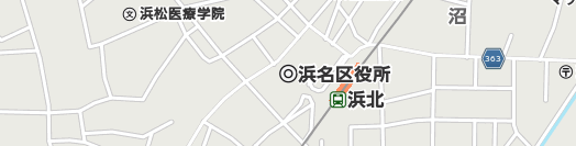 浜松市浜名区周辺の地図