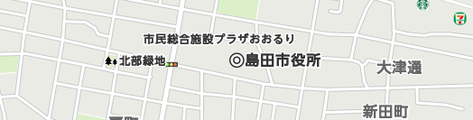 島田市周辺の地図