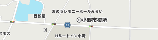 小野市周辺の地図
