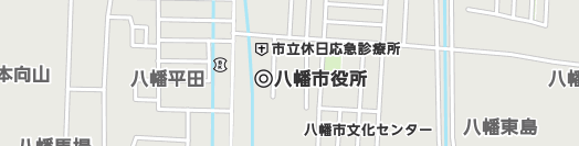 八幡市周辺の地図