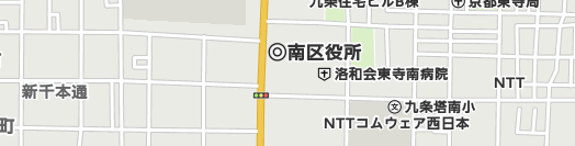 京都市南区周辺の地図