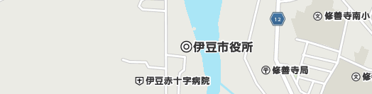 伊豆市周辺の地図
