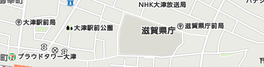 滋賀県周辺の地図
